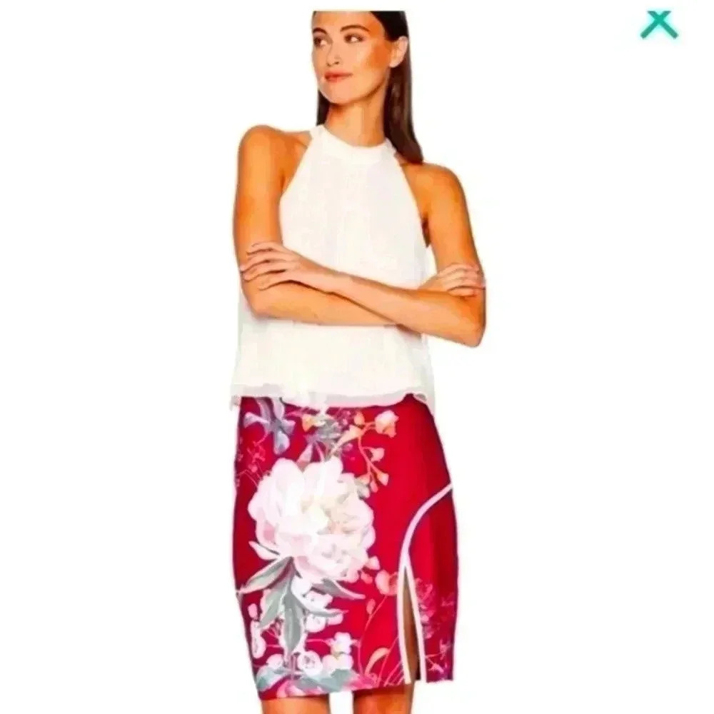 Ted Baker Kalena Serenity Side Slit Pencil Skirt